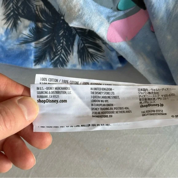 Walt Disney World Stitch Tie Dye Spirit Jersey Size Large Pullover Sweatshirt - Picture 13 of 16